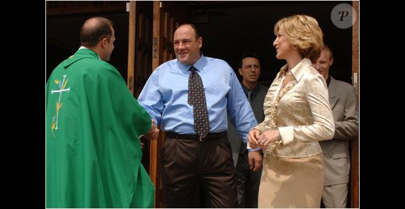 James Gandolfini dans la série Les Soprano