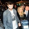 Shakira et Gerard Piqué à Barcelone, le 14 janvier 2013.