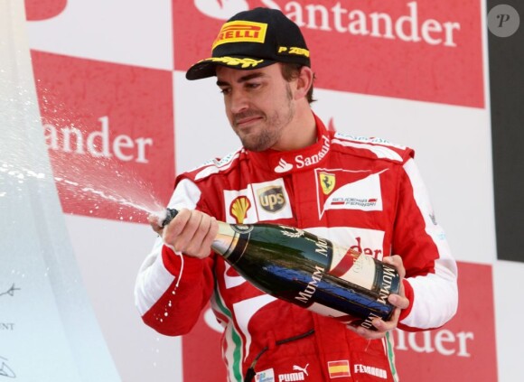 Fernando Alonso remporte le Grand Prix de Formule 1 à Barcelone le 12 mai 2013.