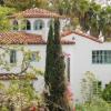 Vue de la villa de Gerard Butler à Los Feliz, Los Angeles.
