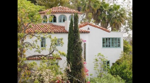 Vue de la villa de Gerard Butler à Los Feliz, Los Angeles.