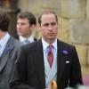 Prince William lors du mariage de Lady Melissa, fille du duc de Northumberland et Thomas van Straubenzee à Alnwick en Angleterre le 22 juin 2013