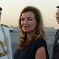 Valérie Trierweiler : Radieuse mais discrète avec François Hollande au Qatar