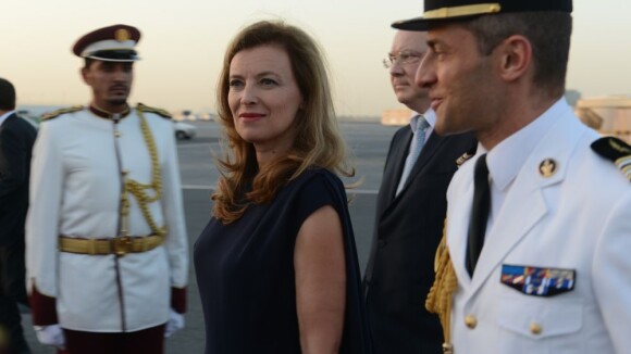 Valérie Trierweiler : Radieuse mais discrète avec François Hollande au Qatar