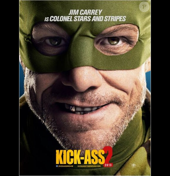 Affiche du film Kick-Ass 2 avec Jim Carrey.