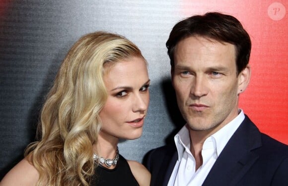 Anna Paquin et Stephen Moyer à l'avant-première de la saison 6 de la série True Blood à Hollywood, le 11 Juin 2013.