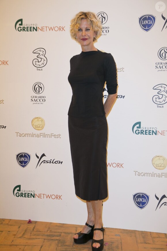 Meg Ryan lors du 59e Festival du film de Taormina en Italie le 20 juin 2013