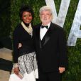 Le producteur George Lucas et Mellody Hobson lors de la soirée Vanity Fair post-Oscars le 26 février 2012 à Los Angeles