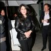 Monica Lewinsky dîne avec son mari au restaurant Mr Chow, à Los Angeles, le 25 février 2011.