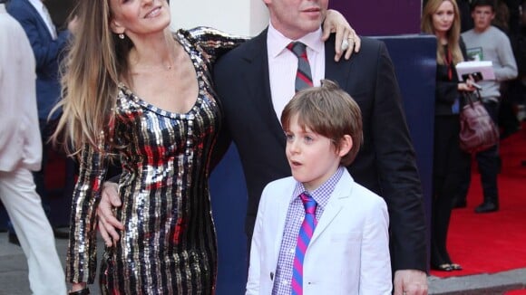 Sarah Jessica Parker avec son fils, son homme et Uma Thurman à la Chocolaterie