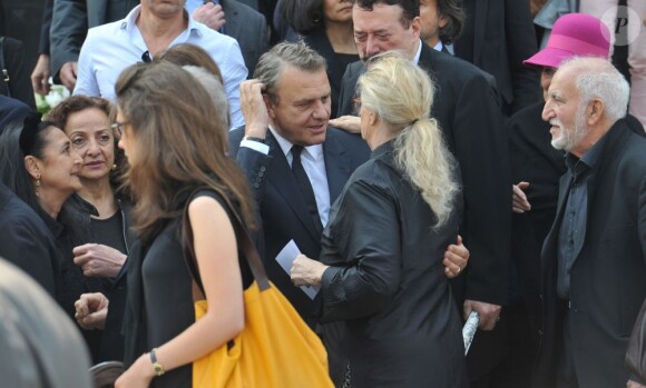 Jean-Charles De Castelbajac - Funérailles du couturier Jean-Louis Scherrer au cimetière du Père-Lachaise. A Paris le 26 juin 2013.