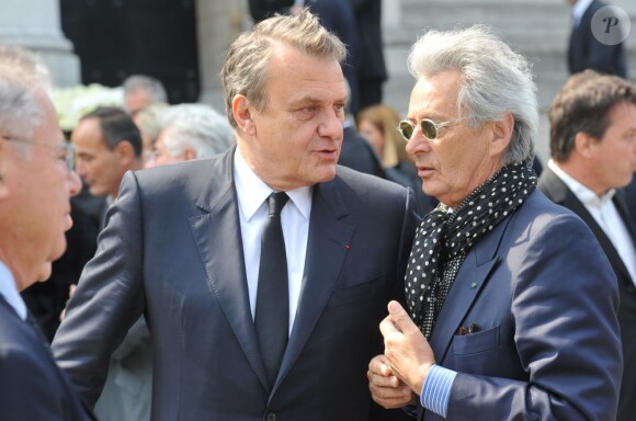 Jean-Charles De Castelbajac - Funérailles du couturier Jean-Louis Scherrer au cimetière du Père-Lachaise. A Paris le 26 juin 2013.