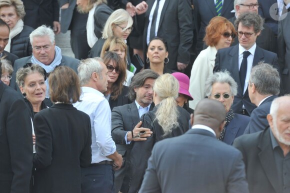 Alexandre Zouari - Funérailles du couturier Jean-Louis Scherrer au cimetière du Père-Lachaise. A Paris le 26 juin 2013.