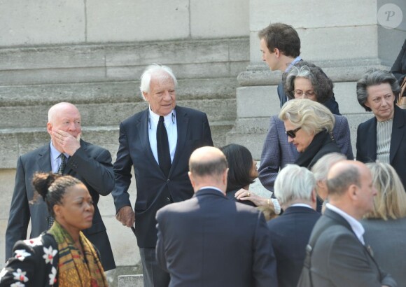 Funérailles du couturier Jean-Louis Scherrer au cimetière du Père-Lachaise. A Paris le 26 juin 2013.