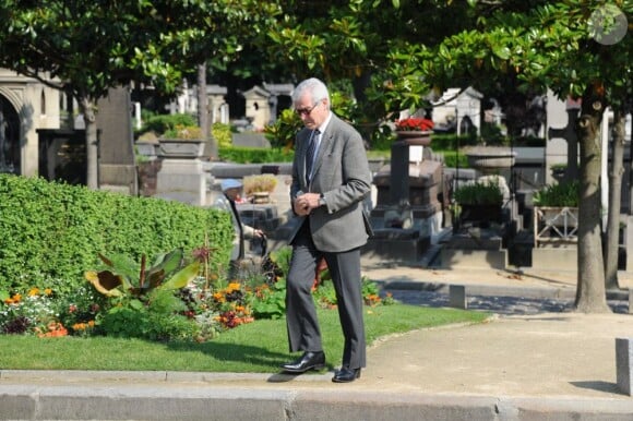 Didier Grumbach - Funérailles du couturier Jean-Louis Scherrer au cimetière du Père-Lachaise. A Paris le 26 juin 2013.
