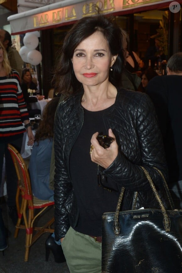 Evelyne Bouix à la soirée d'inauguration de la boutique Stone, 60 rue des Saint Pères, à Paris, le 25 juin 2013
