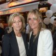 Claire Chazal et Marie Poniatowski à la soirée d'inauguration de la boutique Stone, 60 rue des Saint Pères, à Paris, le 25 juin 2013