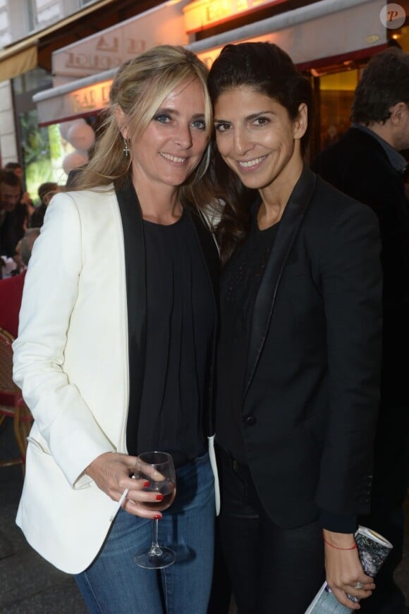 Marie Poniatowski et Hoda Roche à la soirée d'inauguration de la boutique Stone, 60 rue des Saint Pères, à Paris, le 25 juin 2013