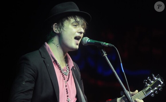 Pete Doherty en concert à Moscou, le 8 decembre 2012.