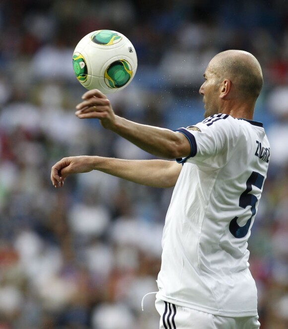 L'ex-footballeur Zinedine Zidane à Madrid en Espagne le 9 juin 2013.