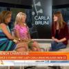Carla Bruni sur le plateau de the Today Show, difusée sur la chaîne NBC, le 25 mai 2013.