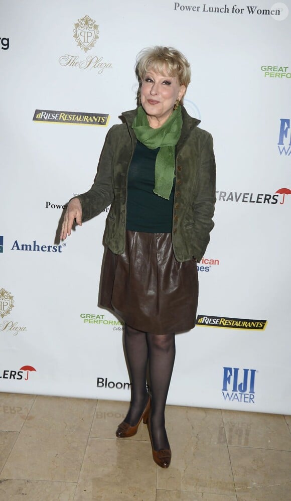 Bette Midler à New York, le 16 novembre 2012.