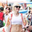  Gwen Stefani, sublime lors d'une sortie à la plage avec ses garçons Kingston et Zuma, le 29 juin 2013 à Los Angeles 