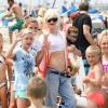 Gwen Stefani et ses garçons Kingston et Zuma passent une journée à la plage sous le soleil de Californie, le 29 juin 2013 à Los Angeles