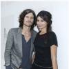 Gabriella Wright et son ami Bret Roberts - Cérémonie de remise du 22e Prix Montblanc de la Culture à la galerie Yvon Lambert à Paris le 1er juillet 2013.