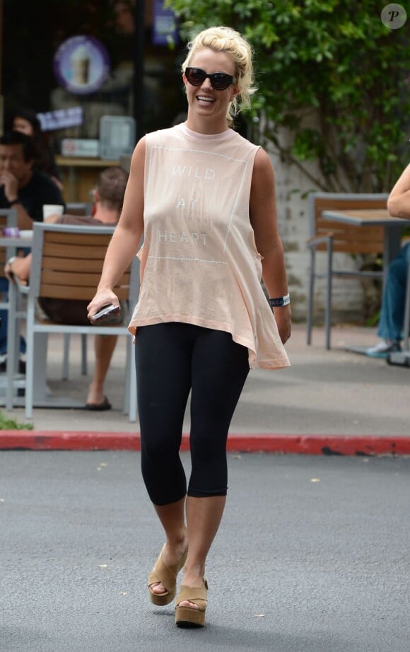 Britney Spears à Los Angeles, le 1er juillet 2013.