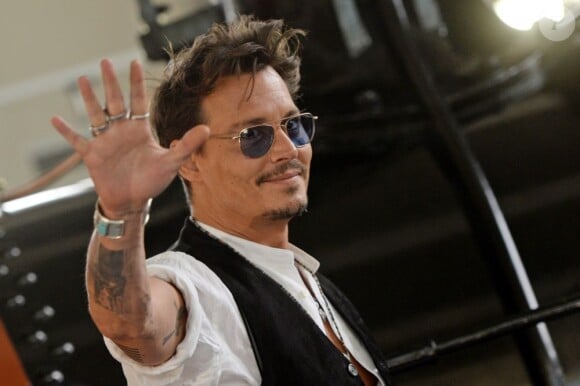 Johnny Depp à Moscou pour l'avant-première du film Lone Ranger le 27 juin 2013