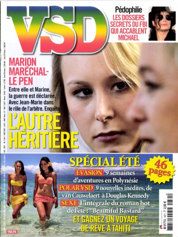 Magazine VSD du 4 juillet 2013.