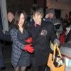Ronnie Wood et sa femme Sally Humphreys quittent le concert de James McCartney à Londres, le 27 mars 2013.