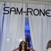 Mia Frye à la soirée de lancement de la collection Sam-Rone prêt-à-porter printemps/été 2014-2015, à Paris, le 7 juillet 2013.