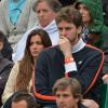 Pau Gasol et sa fiancée à Roland-Garros, le 9 juin 2013.