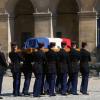 Alain Mimoun a eu le droit à un hommage national dans la cour d'honneur des Invalides le 8 juillet 2013 à Paris