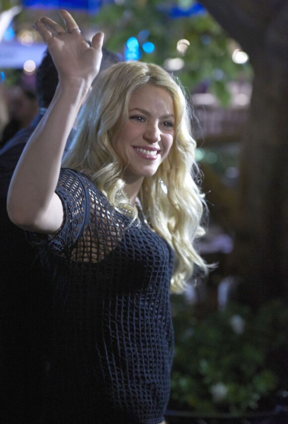 La chanteuse Shakira à l'émission "Extra!" à Los Angeles, le 6 mai 2013.