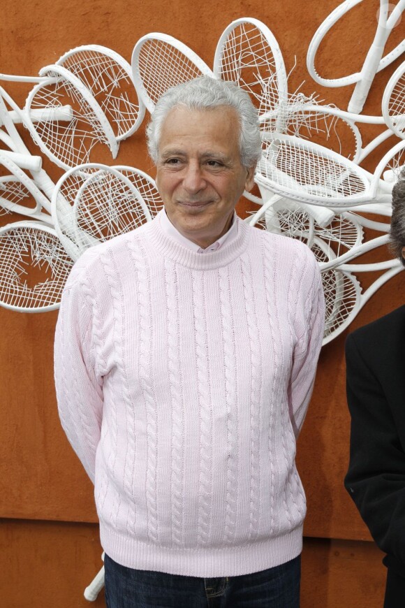 Le Dr Pierre Dukan lors des Internationaux de France de Roland-Garros, à Paris, le 4 juin 2012.