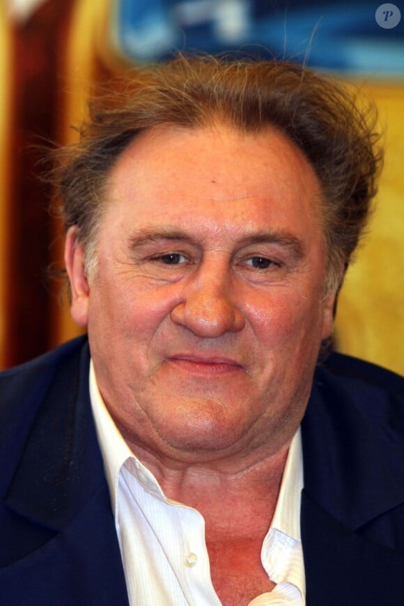 Gérard Depardieu pendant le tournage de Rabbit + 1 au VIP Club de Moscou, le 8 juillet 20103.