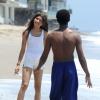Zendaya Coleman, accompagnée de Traver Jackson, profite du soleil californien sur une plage de Malibu, le mardi 9 juillet 2013.