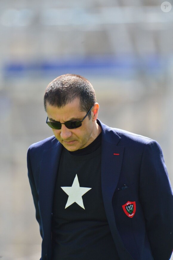 Mourad Boudjellal au Stade Vélodrome de Marseille le 14 avril 2013
