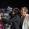 Michael Jackson et Kenny Ortega lors des répétitions de This Is It, à Los Angeles, le 5 juin 2009.