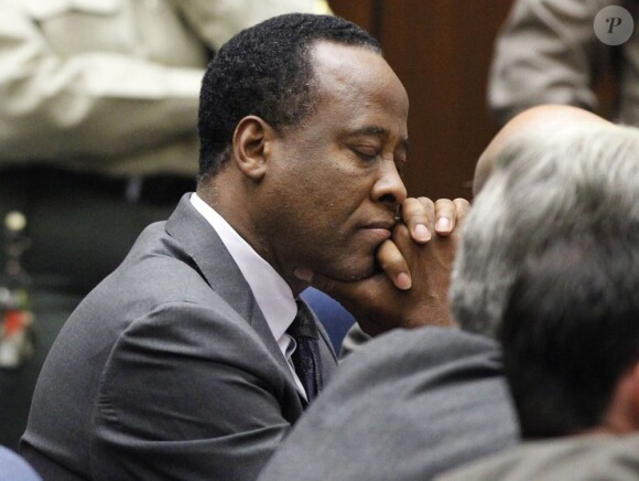 Le docteur Conrad Murray lors de son procès à Los Angeles, le 1er novembre 2011.