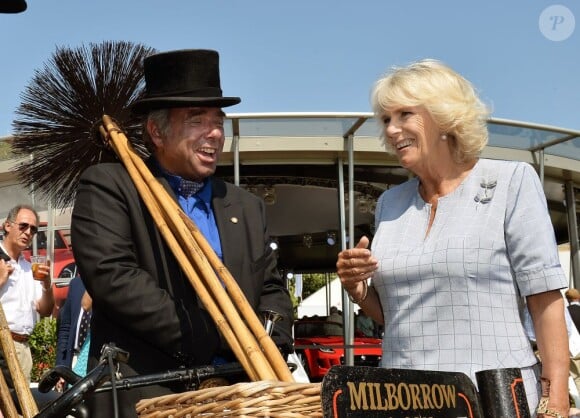 Camilla Parker Bowles le 11 juillet 2013 au premier jour du Coronation Festival organisé à Buckingham Palace, à l'occasion des 60 ans du couronnement d'Elizabeth II, par la Royal Warrants Holders Association.