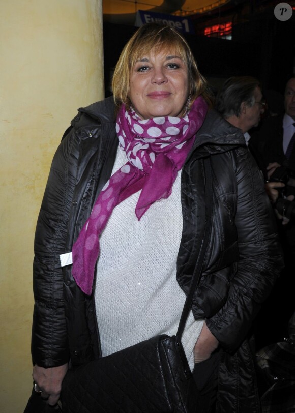 Michèle Bernier à Paris le 25 fevrier 2013.