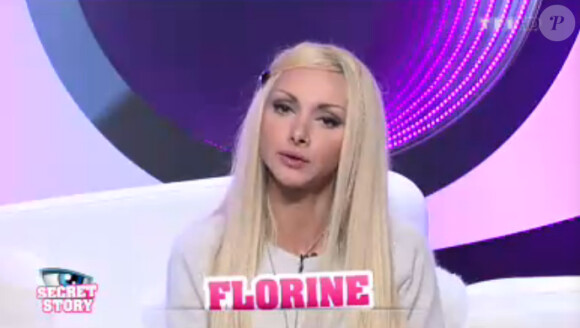 Florine dans la quotidienne de Secret Story 7 sur TF1 le vendredi 12 juillet 2013