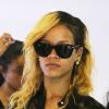 Rihanna fait du shopping en maillot de bain avant de rejoindre son yacht à Monaco, le 12 juillet 2013. Elle a fait part de son émotion quant à la mort de Cory Monteith.