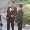 Mariage de Jimmy Kimmel et Molly McNearney à Ojai, le 13 juillet 2013. Ici on peut voir le marié.