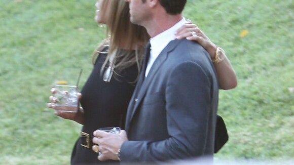 Jennifer Aniston, Justin Theroux : Couple star du mariage people de Jimmy Kimmel