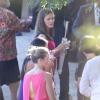 Mariage de Jimmy Kimmel et Molly McNearney à Ojai, le 13 juillet 2013. Ici on peut voir Jennifer Garner.